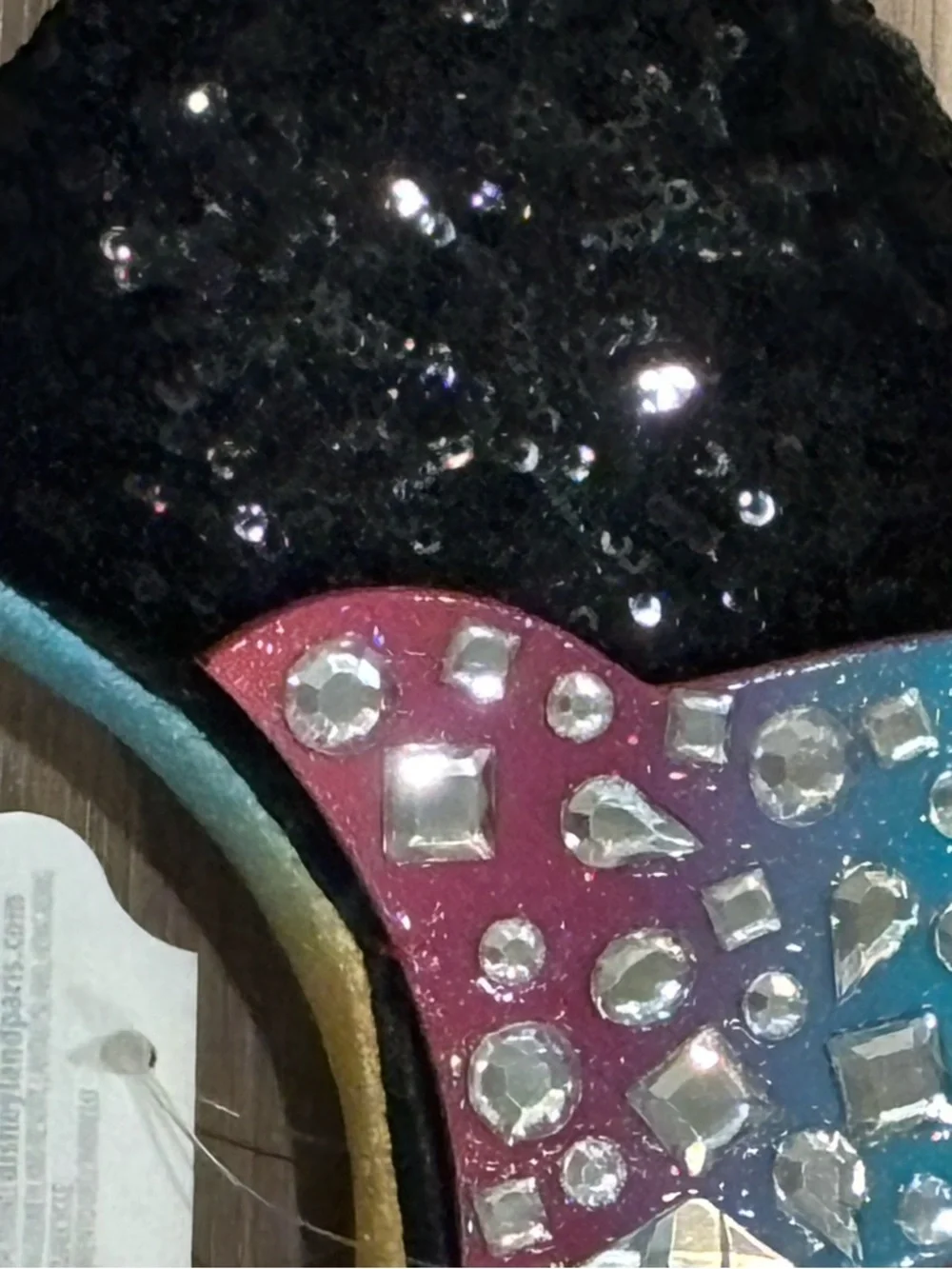 NWT Disneyland 70th Anniversary Rainbow bejeweled Minnie ears Headband